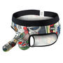 3PK multi-design Men's sexy underwear modal youth elephant tube physiological briefs L450-4