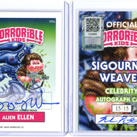 Horrorible Kids SIGOURNEY WEAVER - CELEBRITY AUTO Card - Thumbnail 1