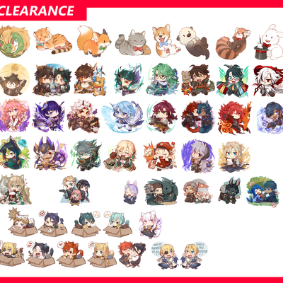 Clearance acrylic keychains