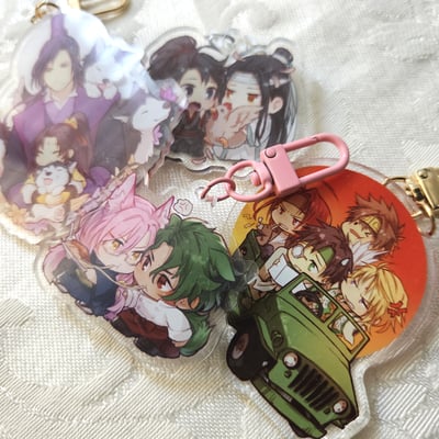 Misc acrylic keychains