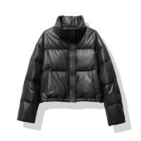 Women’s Thickened Mock Neck Cotton-Padded Jacket - Thumbnail 1