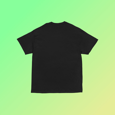 Smiley face tennis t shirt black