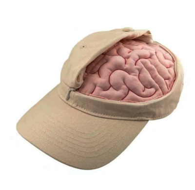 Free Shipping-BRAIN BASEBALL CAP
