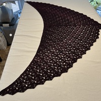 From the Ashes Shawl: Mahogany DK - Thumbnail 4