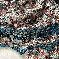 From the Ashes Shawl: Sky over Pumpkins - Thumbnail 3