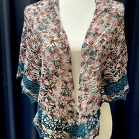 From the Ashes Shawl: Sky over Pumpkins - Thumbnail 2