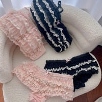 Ruffle Lace Lingerie Set - Thumbnail 1