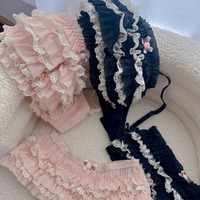 Ruffle Lace Lingerie Set - Thumbnail 3