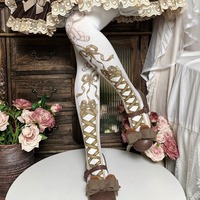  Alice Rabbit Bandage Print Tights Pantyhose Stockings - Thumbnail 3