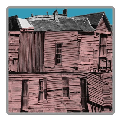 Beach house vinyl sticker