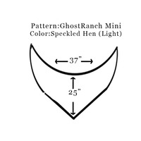 Ghost Ranch Shawlette #4, Speckled Hen - Thumbnail 4