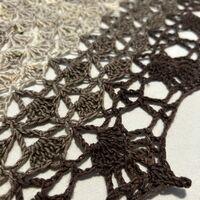 Ghost Ranch Shawlette #4, Speckled Hen - Thumbnail 5