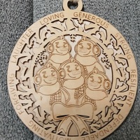 #86 Snowman Family Ornament - Thumbnail 5