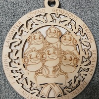#86 Snowman Family Ornament - Thumbnail 6