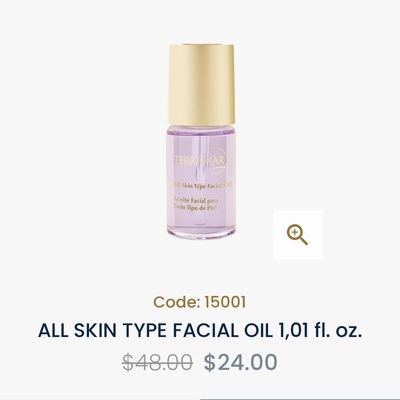 All skin type facial oil 1,01 fl. oz.