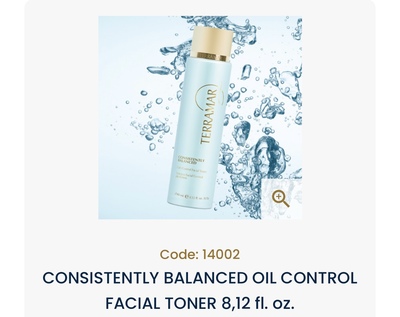 CONSISTENTLY BALANCED OIL CONTROL FACIAL TONER 8,12 fl. oz.