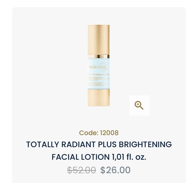 TOTALLY RADIANT PLUS BRIGHTENING FACIAL LOTION 1,01 fl. oz.