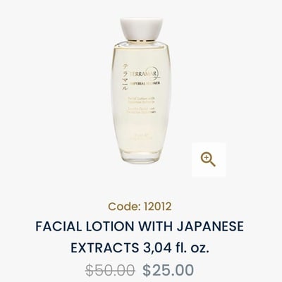 Facial lotion with japanese extracts 3,04 fl. oz.l. oz.