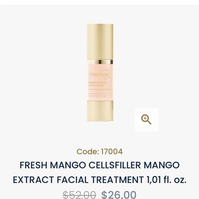 Fresh mango cellsfiller mango extract facial treatment 1,01 fl. oz.