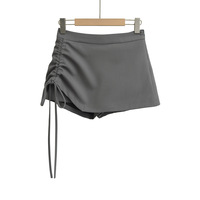 Small pleated side tie bow skirt - Thumbnail 3