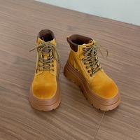 7cm Lace Up Platform Boots - Thumbnail 9