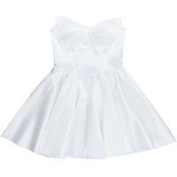 Sexy A-line one-shoulder dress with a waisted short skirt - Thumbnail 4
