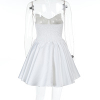 Sexy A-line one-shoulder dress with a waisted short skirt - Thumbnail 5