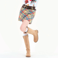 PREPPY COLORFUL PLAID MINI SKIRT - Thumbnail 4