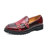 Men's large size monk shoes casual shoes 2 colors - Thumbnail 2