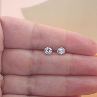 BOXED GIFT/Sterling Silver Blue Topaz Stud Earrings/Topaz Earrings/Topaz Jewellery/Topaz Jewelry/Topaz Earrings/November birthstone/UK - Thumbnail 3