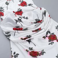 Sexy sleeveless backless rose mini skirt - Thumbnail 2