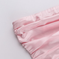 Sexy and elegant one-shoulder tube top A-line mini dress - Thumbnail 4