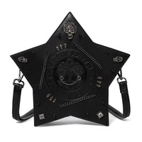 Gothic Black Star Backpack - Thumbnail 1