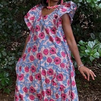 Pink Flamingo Dress - Thumbnail 1