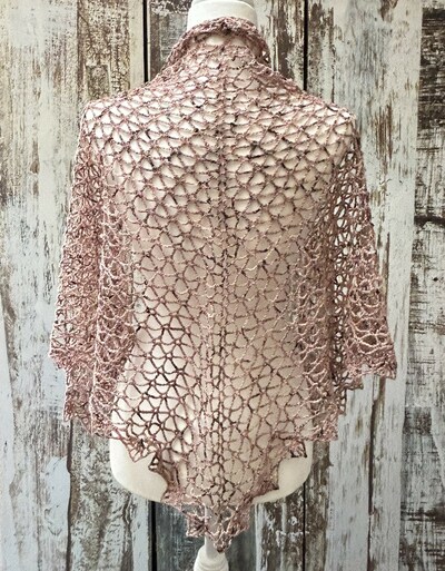 Heart of the Atlantic Shawl: Pink Jasper