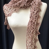 Heart of the Atlantic Shawl: Pink Jasper - Thumbnail 1
