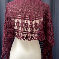 Julietta Shawl in Mulberry - Thumbnail 2