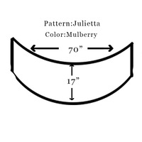 Julietta Shawl in Mulberry - Thumbnail 5