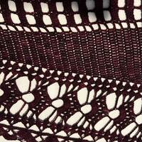 Julietta Shawl in Mulberry - Thumbnail 3