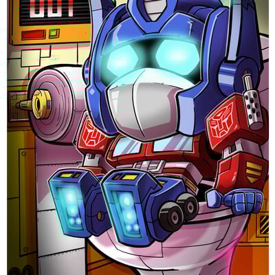 Optimus prime bathroom print 
