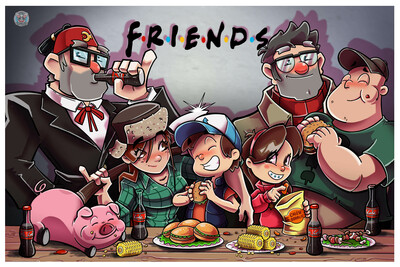 gravity falls print 