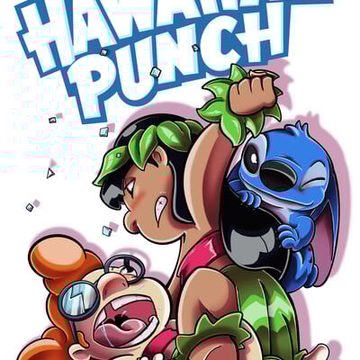 Hawaiian punch print 