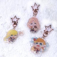 (FE3H) Officers Academy Girls Acrylic Charm w/ Glitter Finish - Thumbnail 3