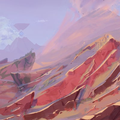 Mt. damavand print 11" x 17"