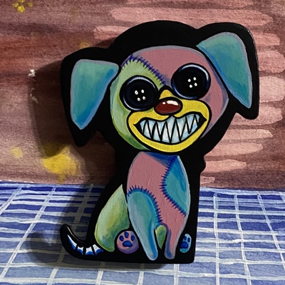 Rail ridin’ ghost magnet