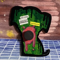 RAIL RIDIN’ GHOST Magnet - Thumbnail 1