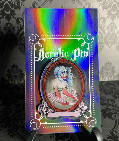 'Our Doors Are Always Open' 2.5" acrylic pin