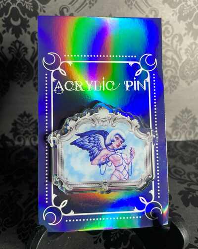 'Regalia' 2.5" acrylic pin