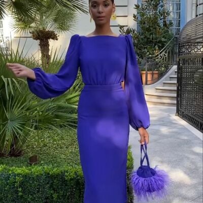 Purple sheath prom dress evening formal gown brithday party dress