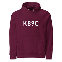 K89C Unisex eco raglan hoodie - Thumbnail 4